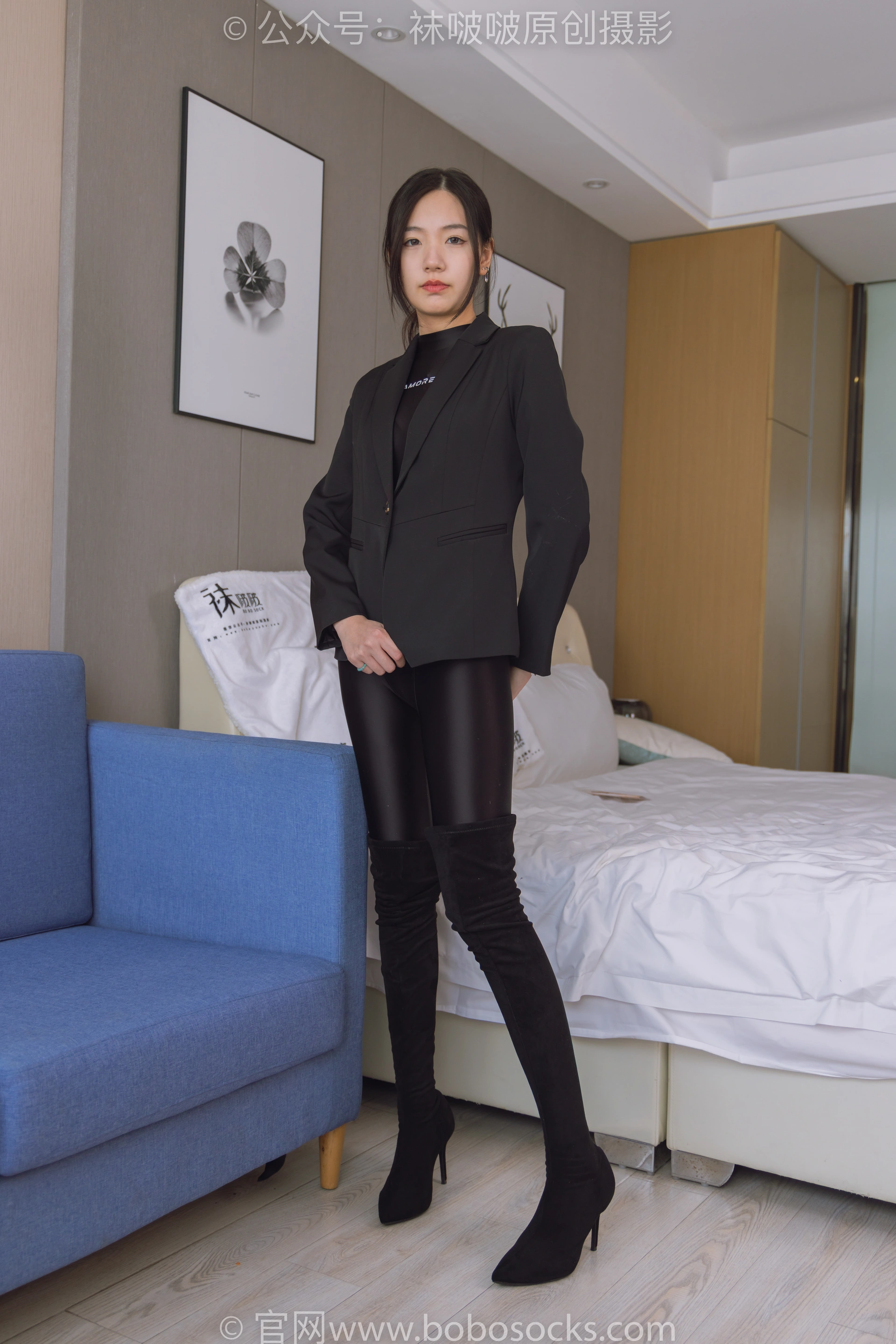 [BoBoSocks袜啵啵]NO.188 小甜豆-连体泳衣、高跟长靴、短肉丝（脚尖加固款）、裸足 2